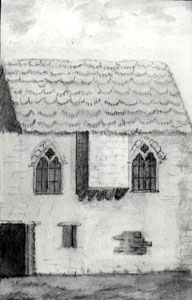 Warden Abbey refectory 19th century